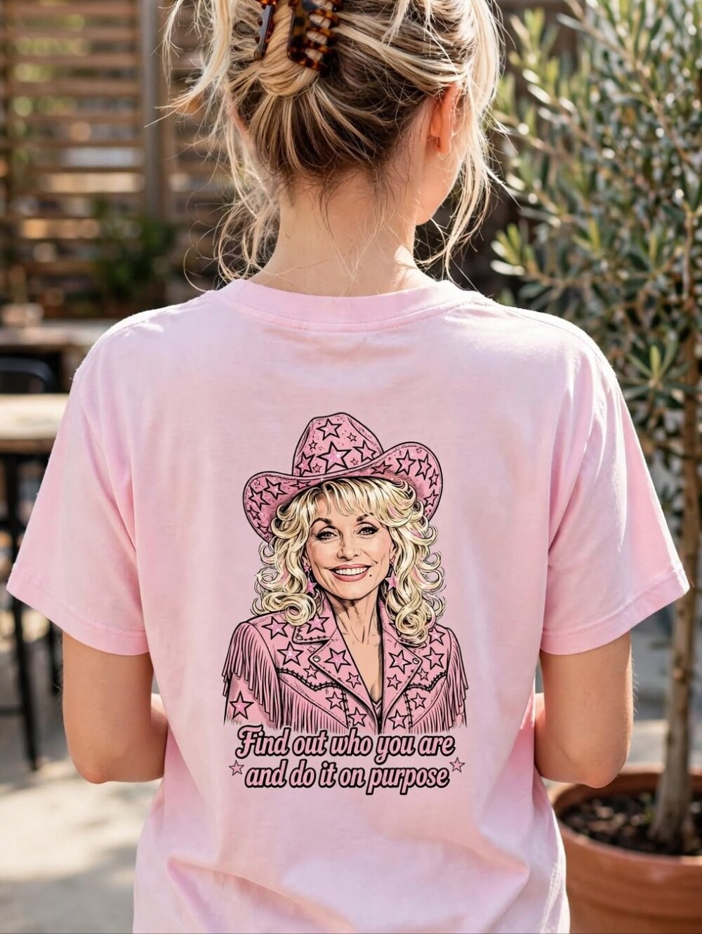 Gildan Dolly Parton Tee Pink